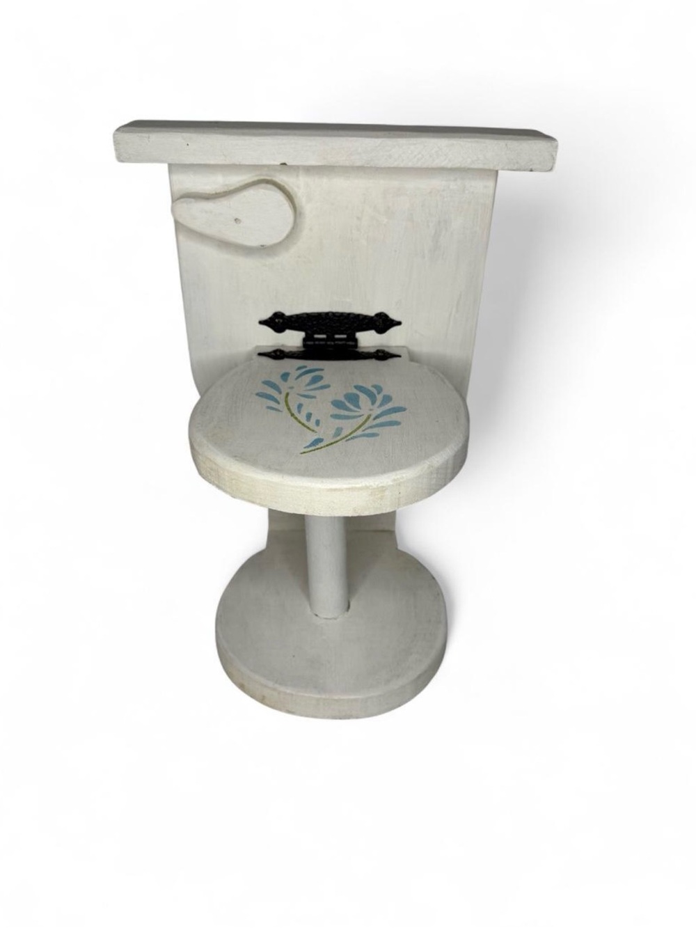 Handmade Wooden Mini Toilet Toilet Paper Holder Farmhouse Bathroom Decor
